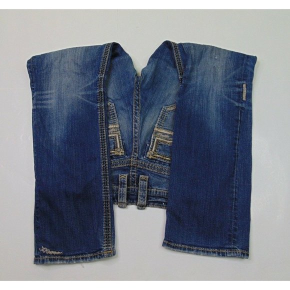 Rock Revival 34 x 30  Moscow Straight Blue Jeans - Picture 7 of 10